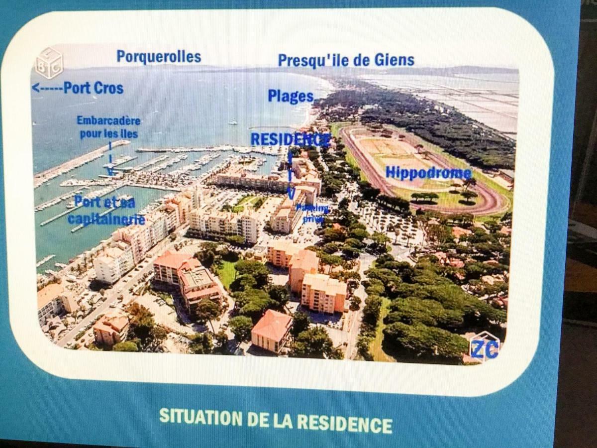 Studio Port D’Hyères Vue Mer Et Îles De Porquerolles Et Port-Cros Extérieur photo