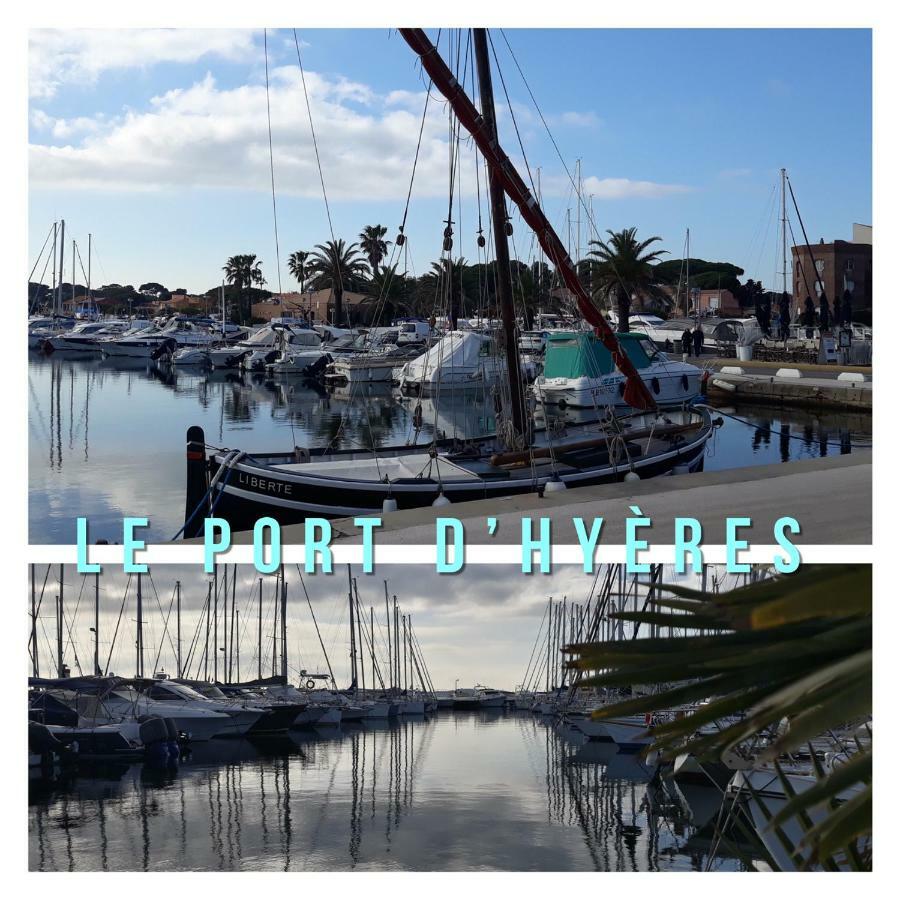 Studio Port D’Hyères Vue Mer Et Îles De Porquerolles Et Port-Cros Extérieur photo